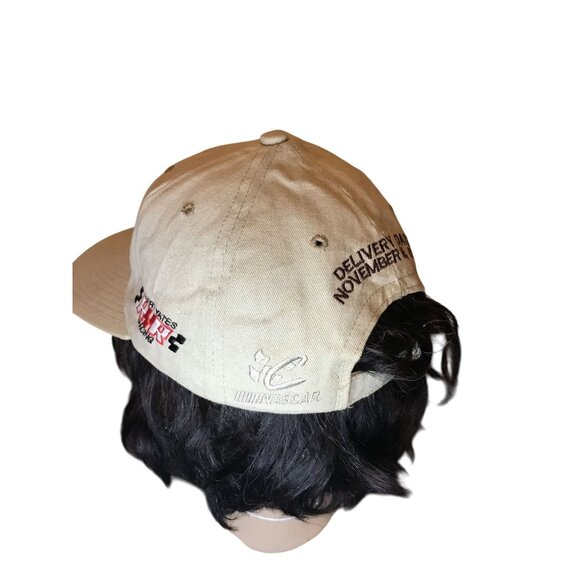 NASCAR Racing Hat UPS Robert Yates Beige Embroidered Adjustable Buckle Hat By Ch - Picture 2 of 6